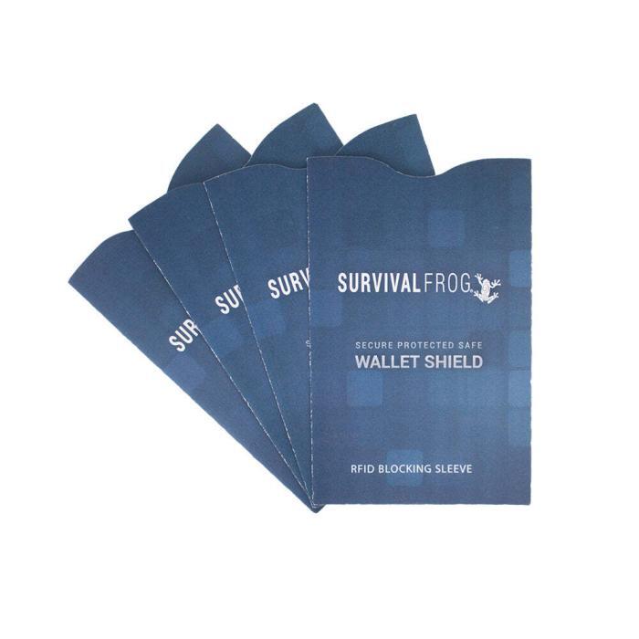 Safewallet Rfid Shield Credit & Debit Card Blocker - 4 Pack By Frog & Co.