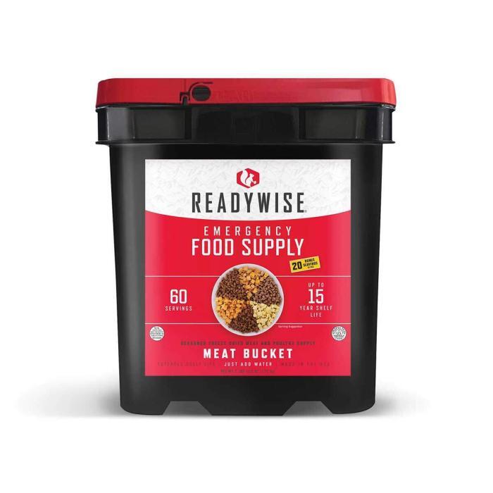 Meat 60 Serving Emergency Food Bucket by Wise Company