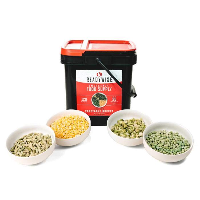 Vegetable Mix 120 Serving Emergency Food Bucket by Wise Company